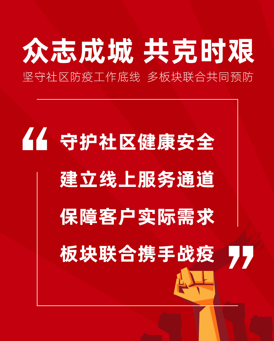 鴻坤集團眾志成城抗擊疫情