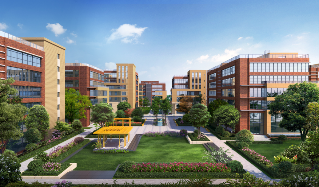 鴻坤產業園區鴻坤生物醫藥谷實景拍攝